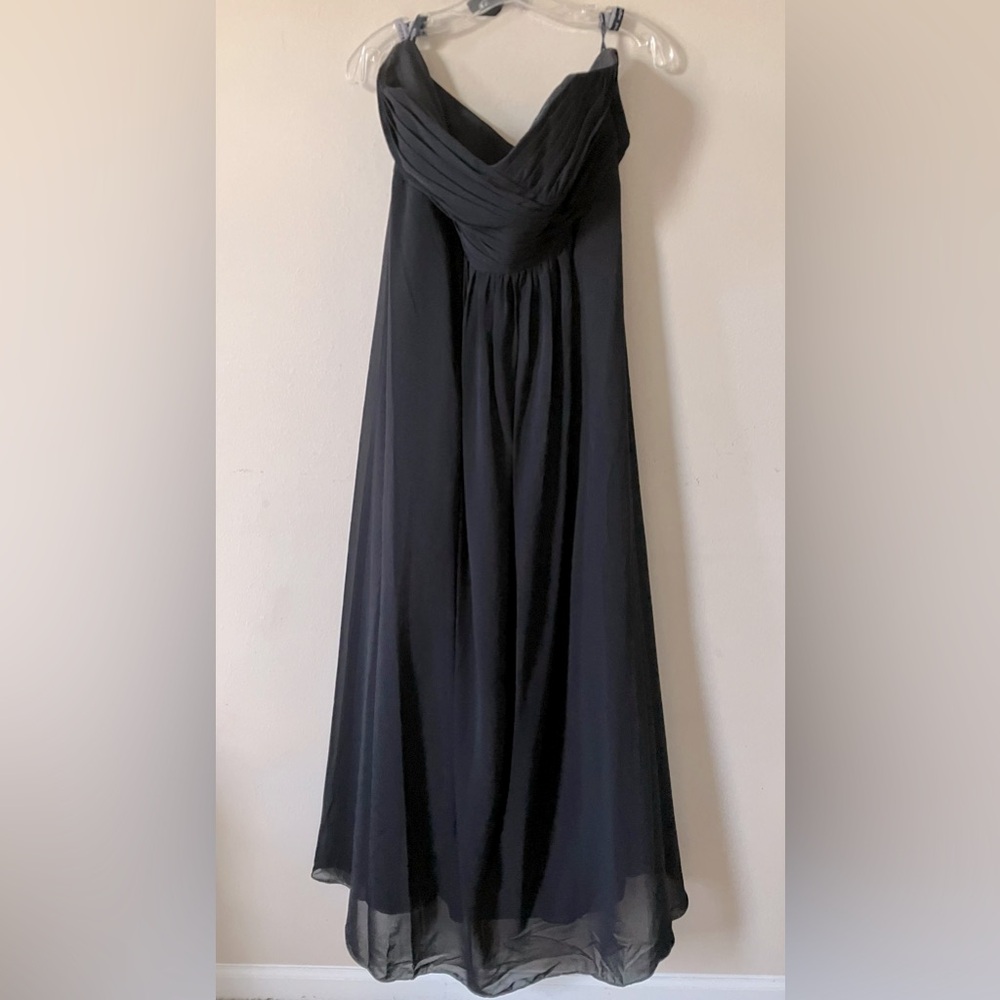 Alfred Angelo Strapless Black Dress NWOT